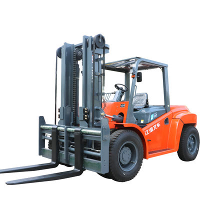 10T Triplex het Diesel van Mastlpg Broodjesklem van JAC Forklift Truck With Paper