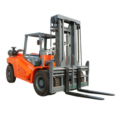 10T LPG-Diesel van Pakhuisforklifts Liftvrachtwagens met Document Broodjesklem