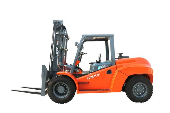JAC Diesel 12 Ton Forklift Truck For Material dat CPCD120J behandelt