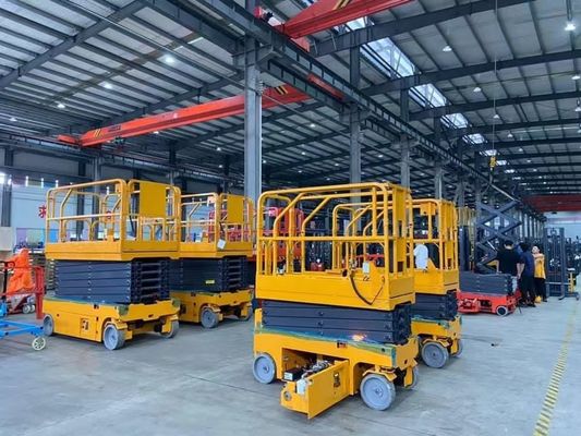 Elektrische Opheffende Lucht de Schaarlift van het het Werkplatform voor Pakhuis 11.9m